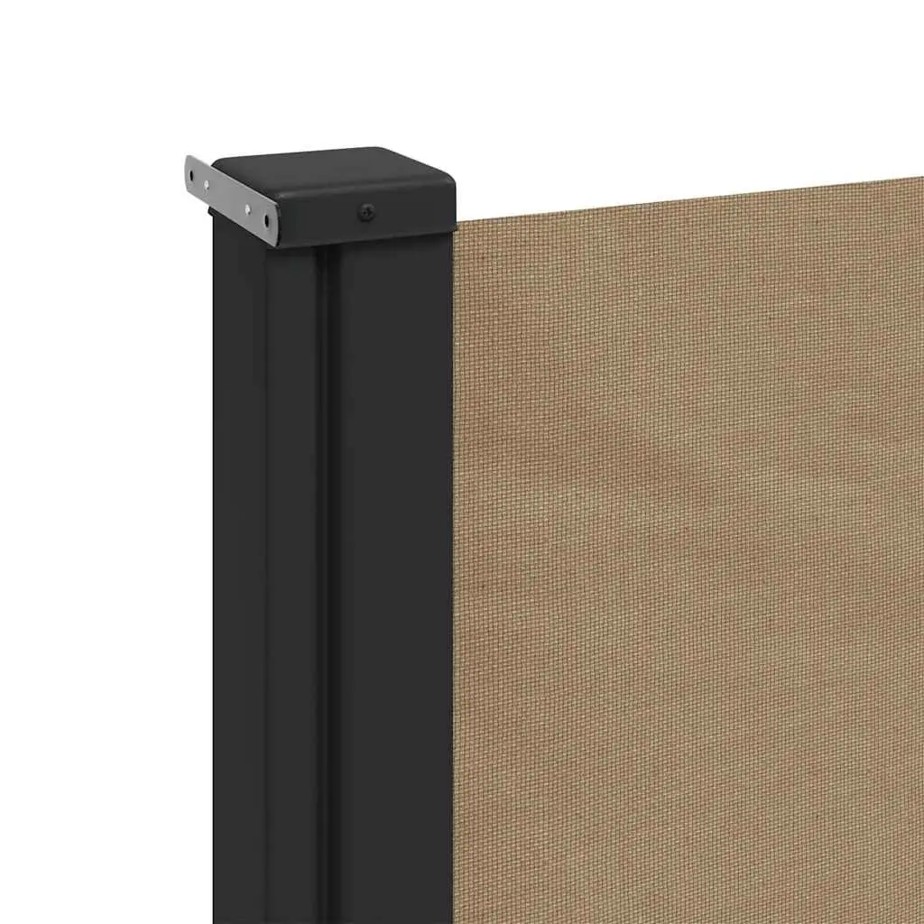 Retractable Side Awning Garden Privacy Screen 220x300cm Taupe