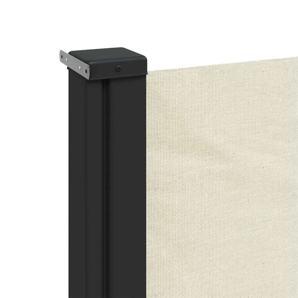 Retractable Side Awning Outdoor Privacy Screen 160x500cm Cream