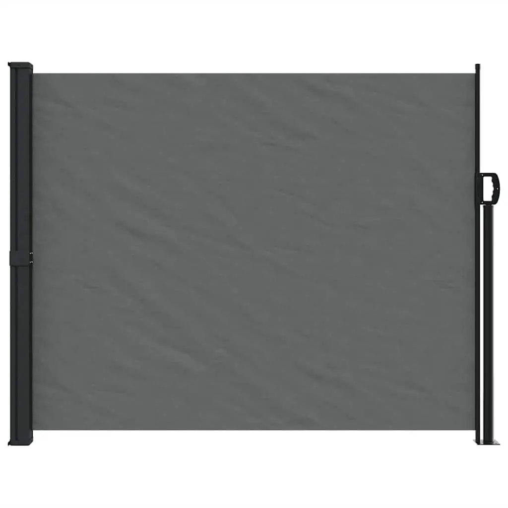 Retractable Side Awning Privacy Screen 160x500cm Anthracite Garden Patio Balcony