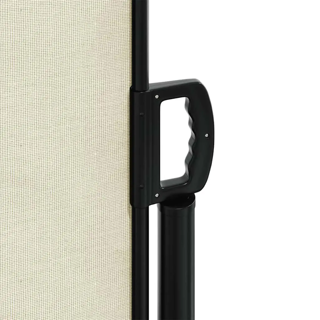 Retractable Side Awning Privacy Screen 180x500cm Cream Outdoor Garden Patio