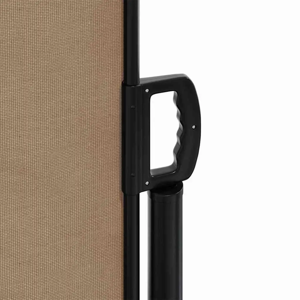 Retractable Side Awning Garden Privacy Screen 200x500cm Taupe