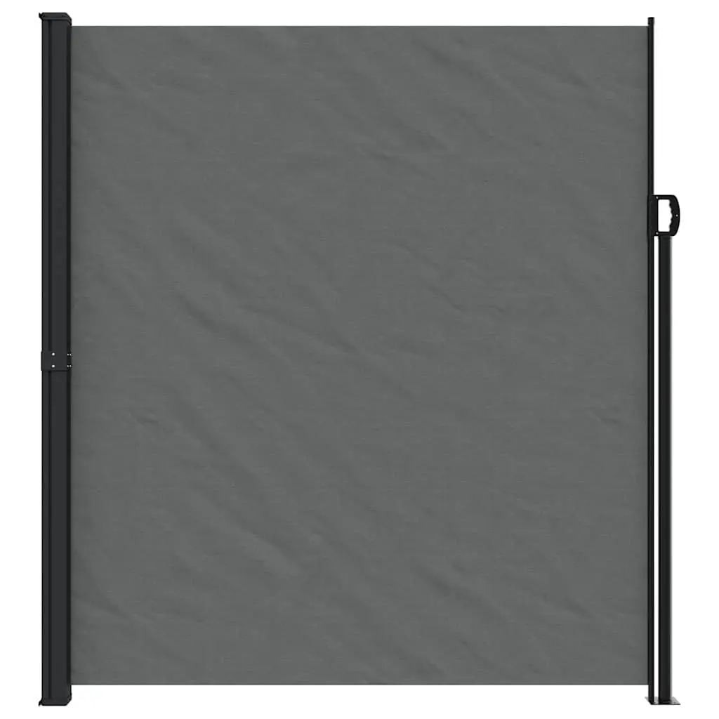 Retractable Side Awning Outdoor Privacy Screen 220 x 500 cm Anthracite