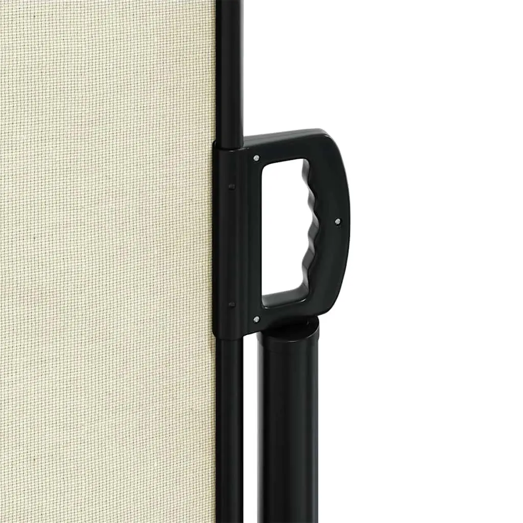Retractable Side Awning Privacy 120x600 cm Cream Patio Balcony Terrace Garden