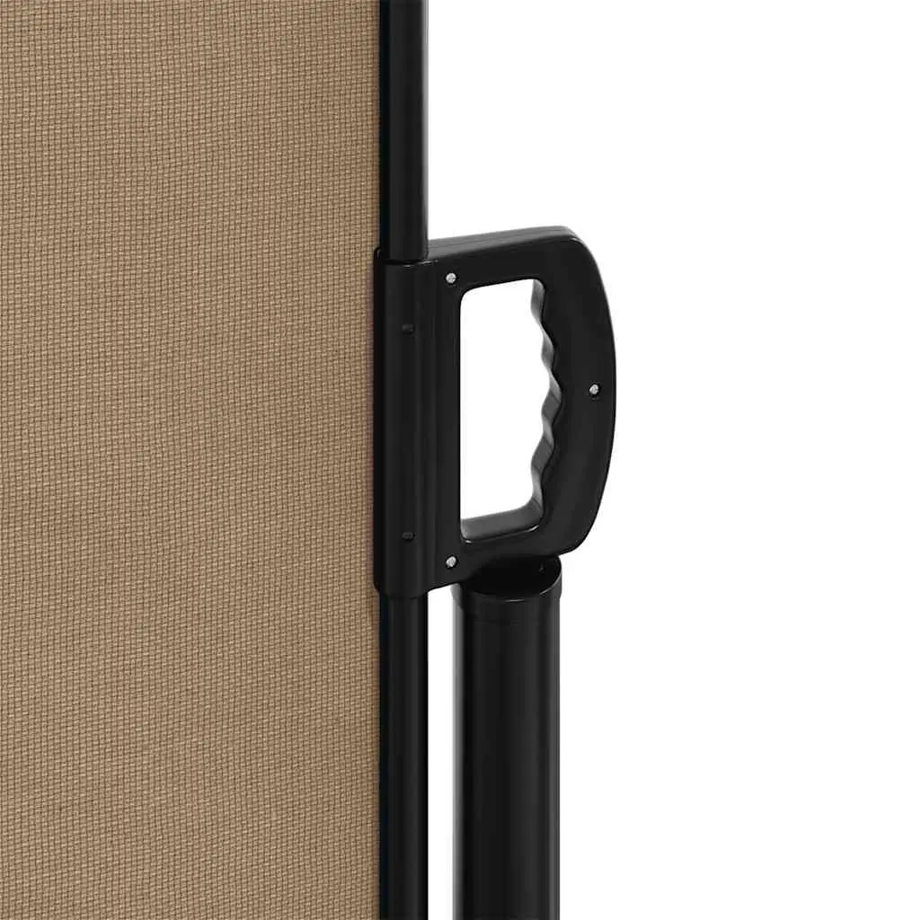 Retractable Side Awning Privacy Screen 120x600 cm Taupe for Patio Balcony Terrace