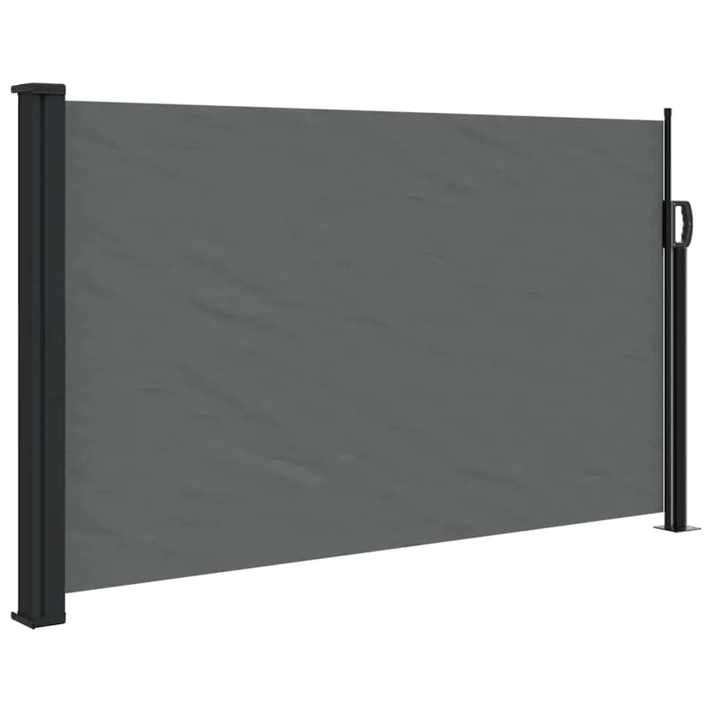 Retractable Side Awning Garden Privacy Screen 120x600cm Anthracite