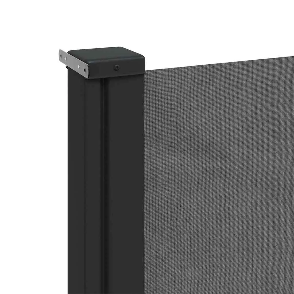 Retractable Side Awning Garden Privacy Screen 140x600cm Anthracite