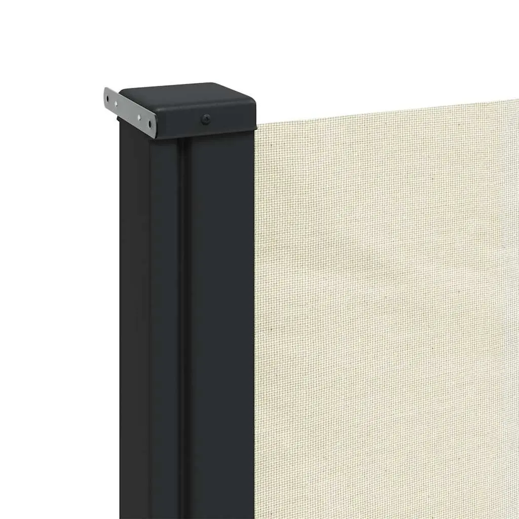 Retractable Side Awning Outdoor Privacy Screen 180x600cm Cream