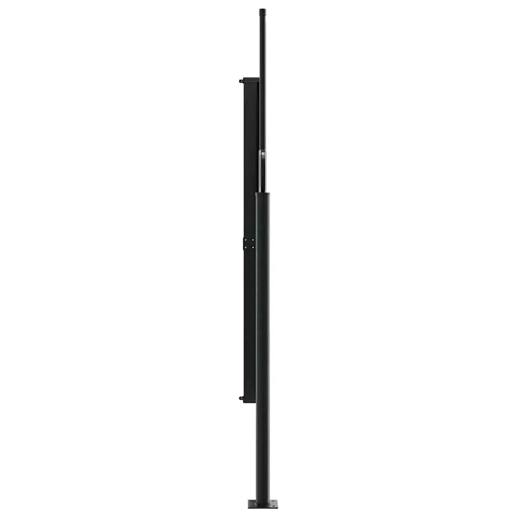 Side Awning Privacy Screen Garden Anthracite 180x600cm Retractable Shade for Patio Balcony