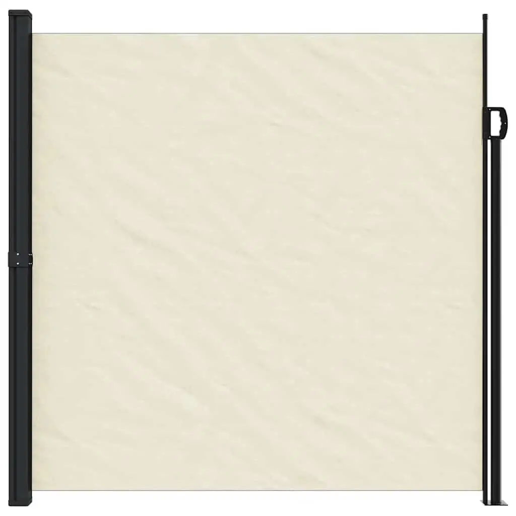 Retractable Side Awning Privacy Screen Garden Shade 200 x 600 cm Cream