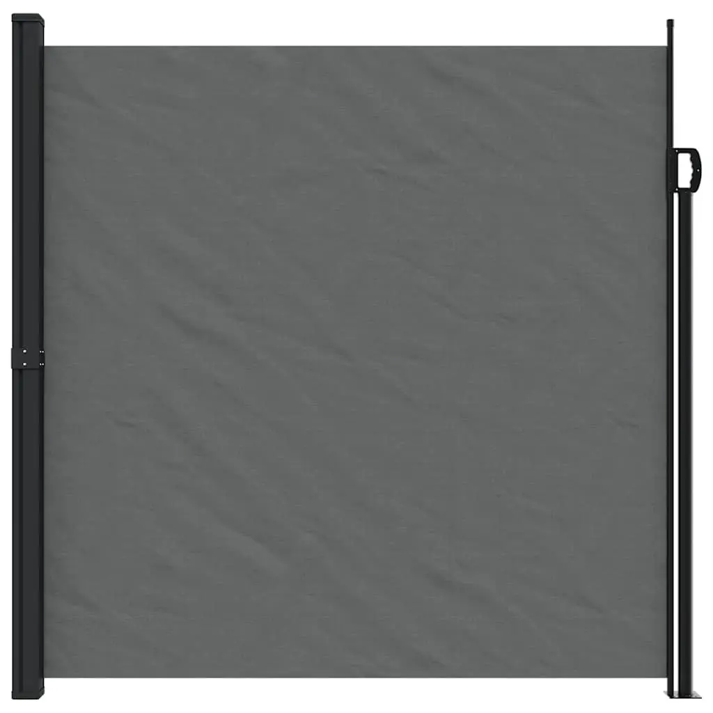 Retractable Side Awning Privacy Screen 200x600cm Anthracite Garden Outdoor Patio