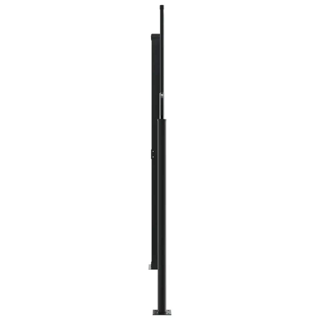 Retractable Side Awning Privacy Screen 180 x 1000 cm Anthracite Outdoor Garden Balcony Terrace Patio