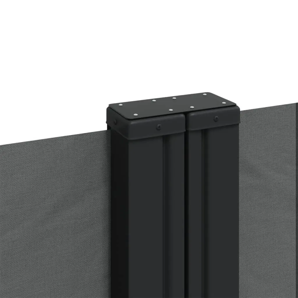 Retractable Side Awning Privacy Screen 180 x 1000 cm Anthracite Outdoor Garden Balcony Terrace Patio