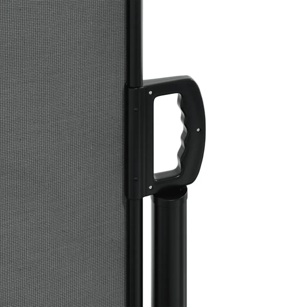 Retractable Side Awning Privacy Screen 180 x 1000 cm Anthracite Outdoor Garden Balcony Terrace Patio