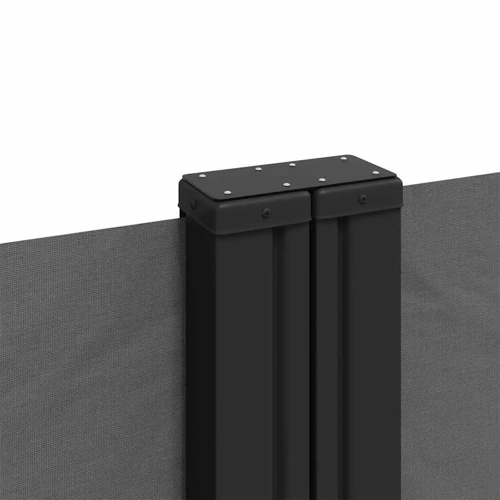 Retractable Awning Outdoor Privacy Screen for Patio Garden 200x1200cm Anthracite