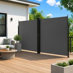 Reliable Retractable Side Awning for Privacy and Shade
