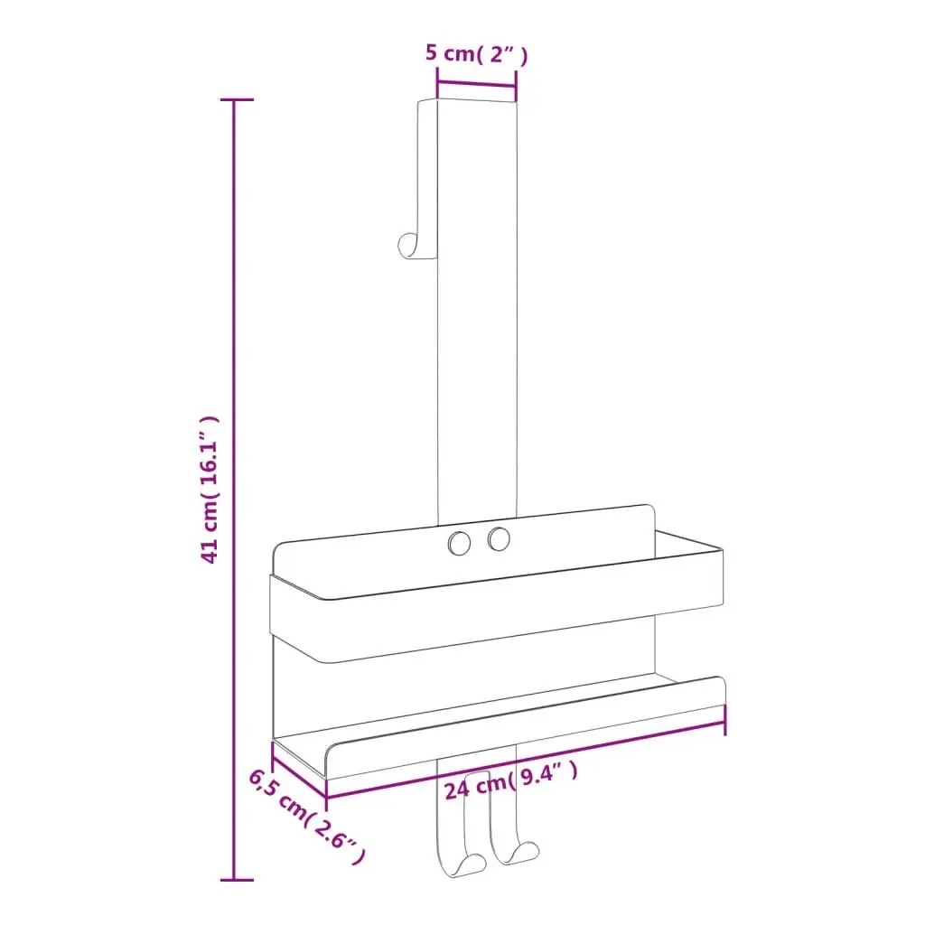 Hanging Shower Caddy with Ample Storage Space
