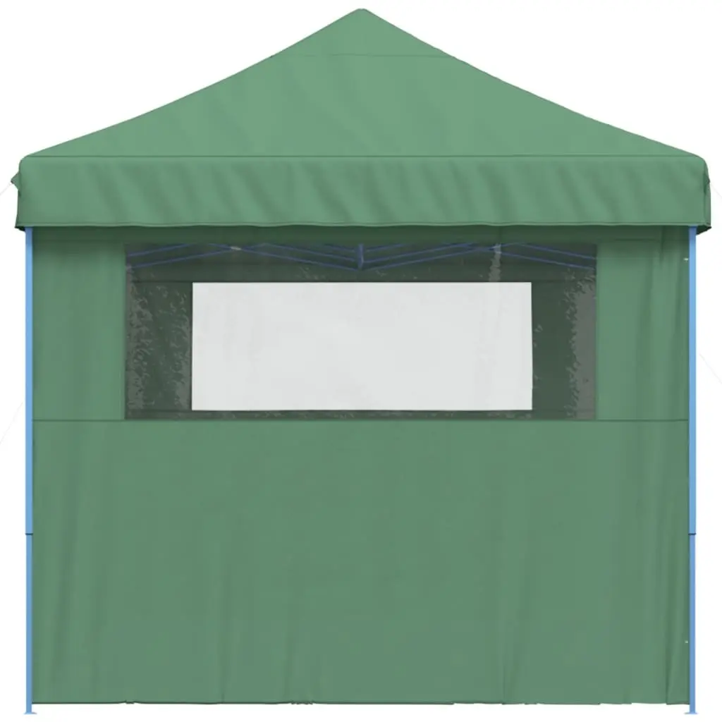 Pop-Up Party Tent Outdoor Gazebo Canopy Green 3 Sidewalls