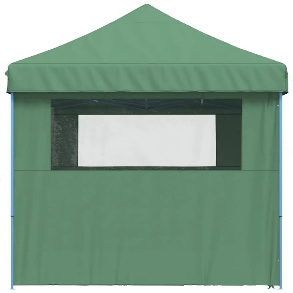 Pop-Up Party Tent Green Outdoor Gazebo 4 Sidewalls