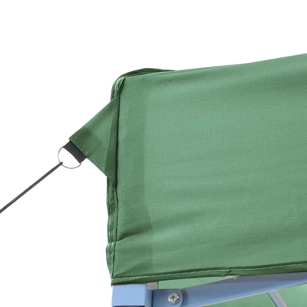 Pop-Up Party Tent Green Outdoor Gazebo 4 Sidewalls