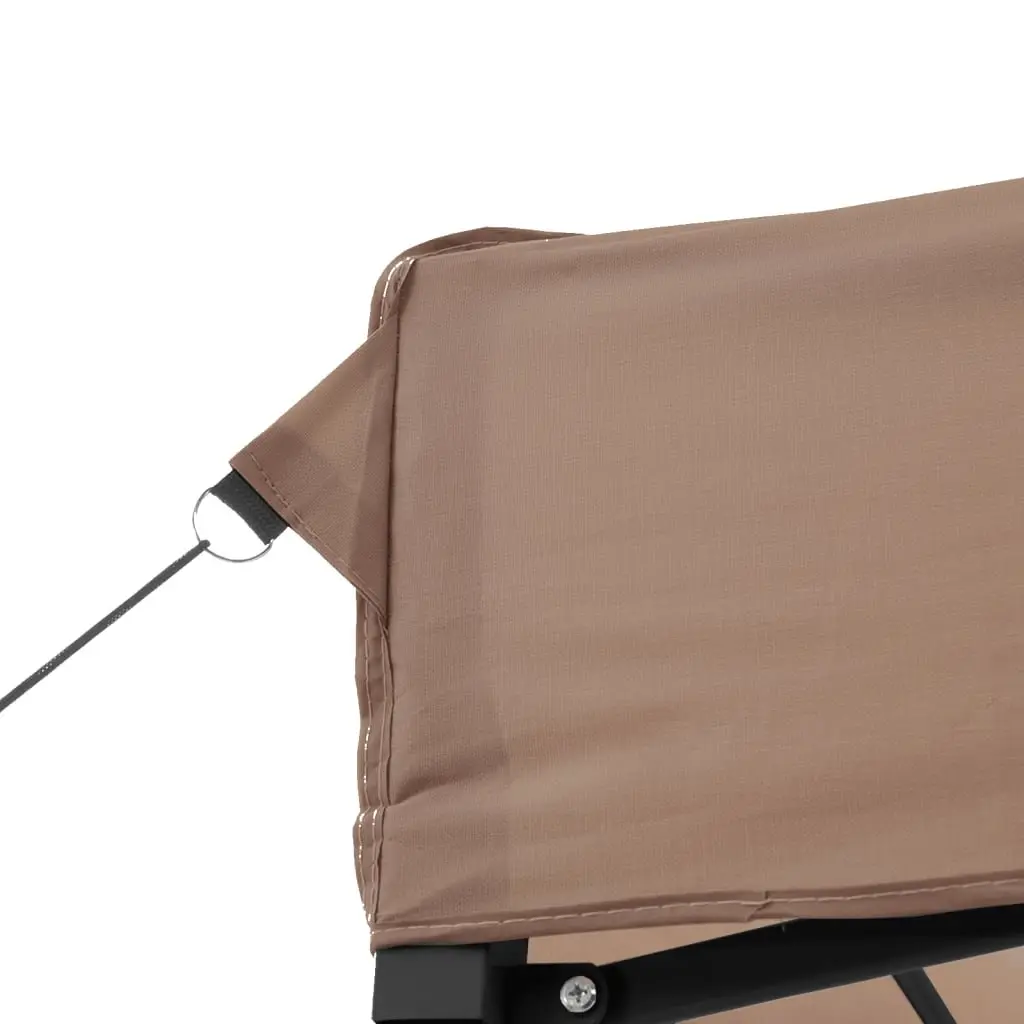 Foldable Pop-Up Party Tent Outdoor Event 440x292x315cm Brown