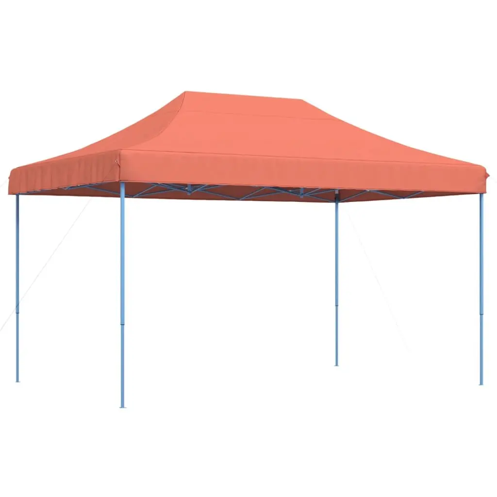Foldable Pop-Up Party Tent Outdoor Gazebo 440 x 292 x 315 cm Terracotta