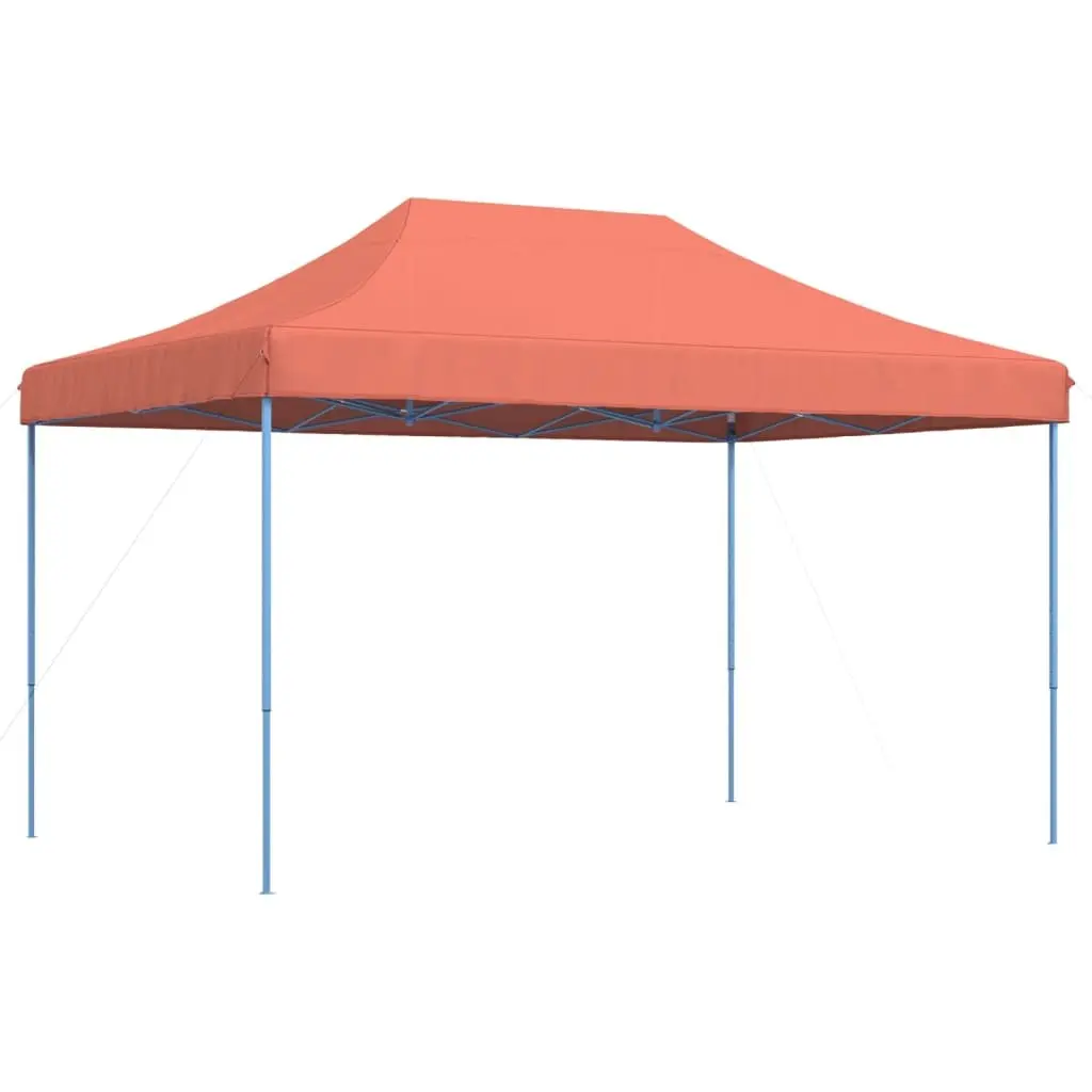 Foldable Pop-Up Party Tent Outdoor Gazebo 440 x 292 x 315 cm Terracotta