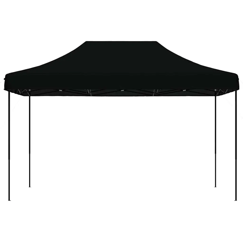 Foldable Pop-Up Party Tent Outdoor Gazebo Canopy Event 440x292x315cm Black