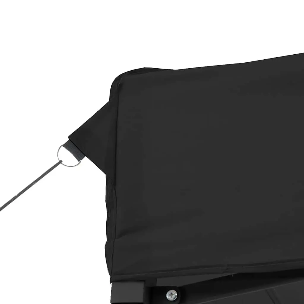 Foldable Pop-Up Party Tent Outdoor Gazebo Canopy Event 440x292x315cm Black