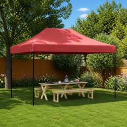 Reliable Burgundy Red Party Tent for Outdoor Gatherings