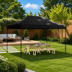 Reliable Black Party Tent for Outdoor Gatherings