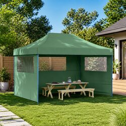 Reliable Green Gazebo for Celebrations