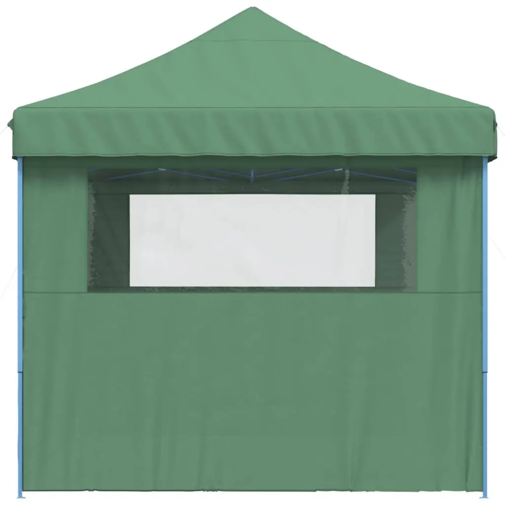 Foldable Pop-Up Party Tent Outdoor Gazebo 3 Sidewalls Green