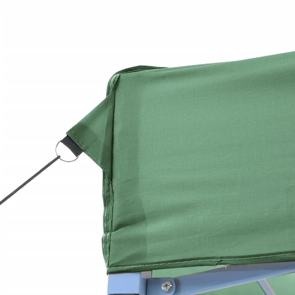 Foldable Pop-Up Party Tent Outdoor Gazebo 3 Sidewalls Green