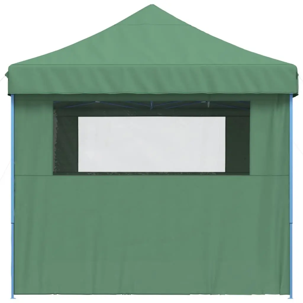 Foldable Pop-Up Party Tent Outdoor Event Canopy 4 Sidewalls Green