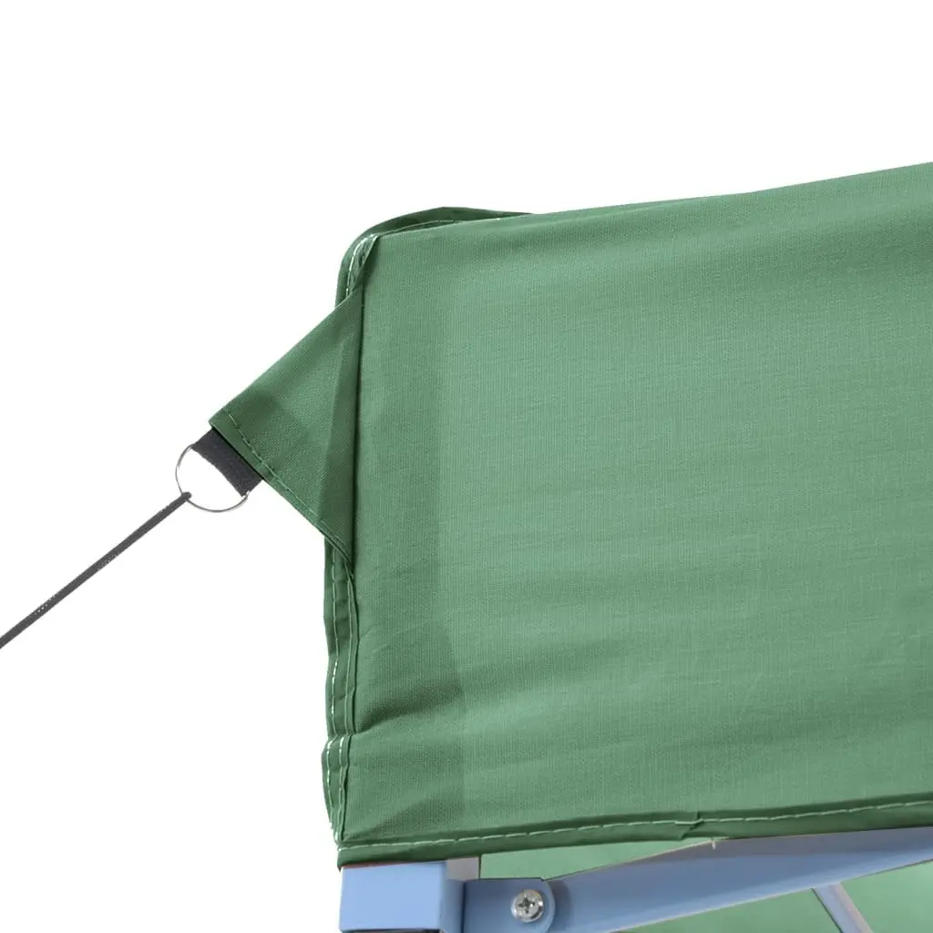 Foldable Pop-Up Party Tent Outdoor Event Canopy 4 Sidewalls Green