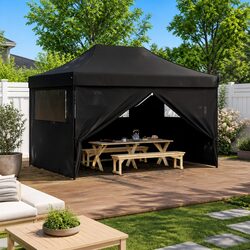 Reliable Black Gazebo Tent for Your Outdoor Events