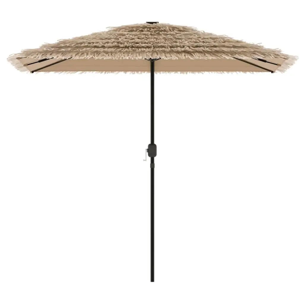 Garden Parasol Outdoor Umbrella Sunshade 248cm Square Brown