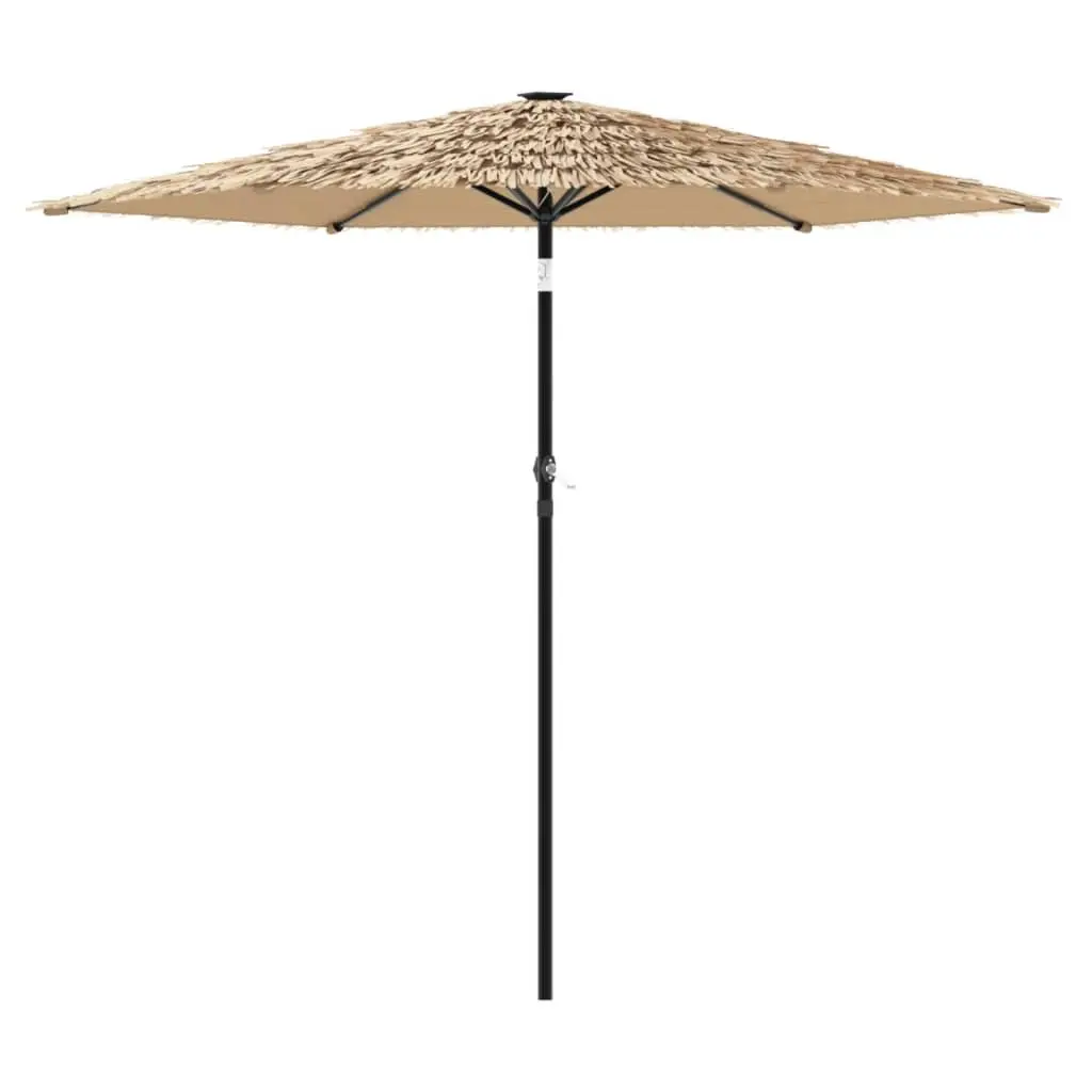 Garden Parasol Sun Shade Protection 268cm Brown