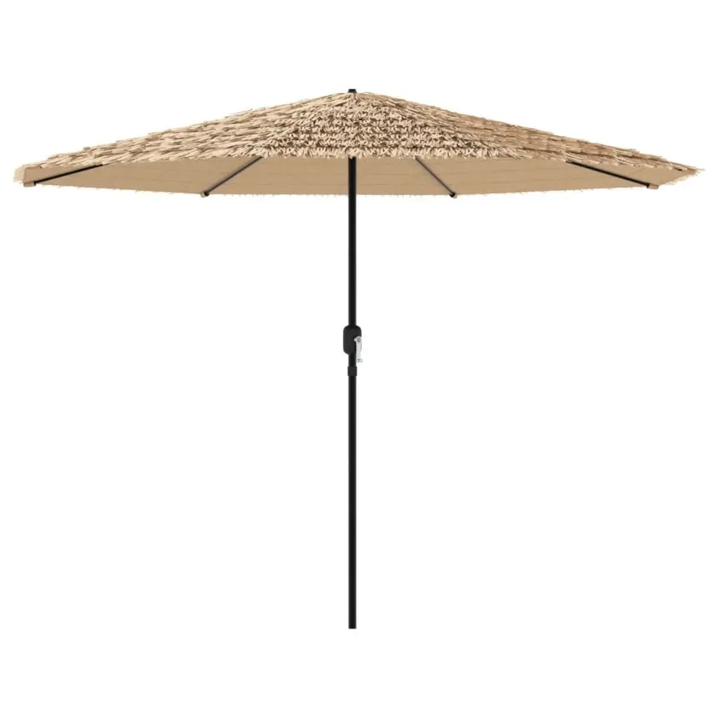 Garden Parasol Sun Shade Crank Mechanism 388x388x248cm Brown