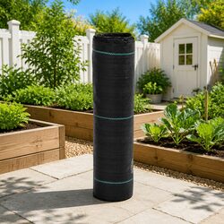 Dependable Black Weed Membrane 0.5x100 m for Garden Care