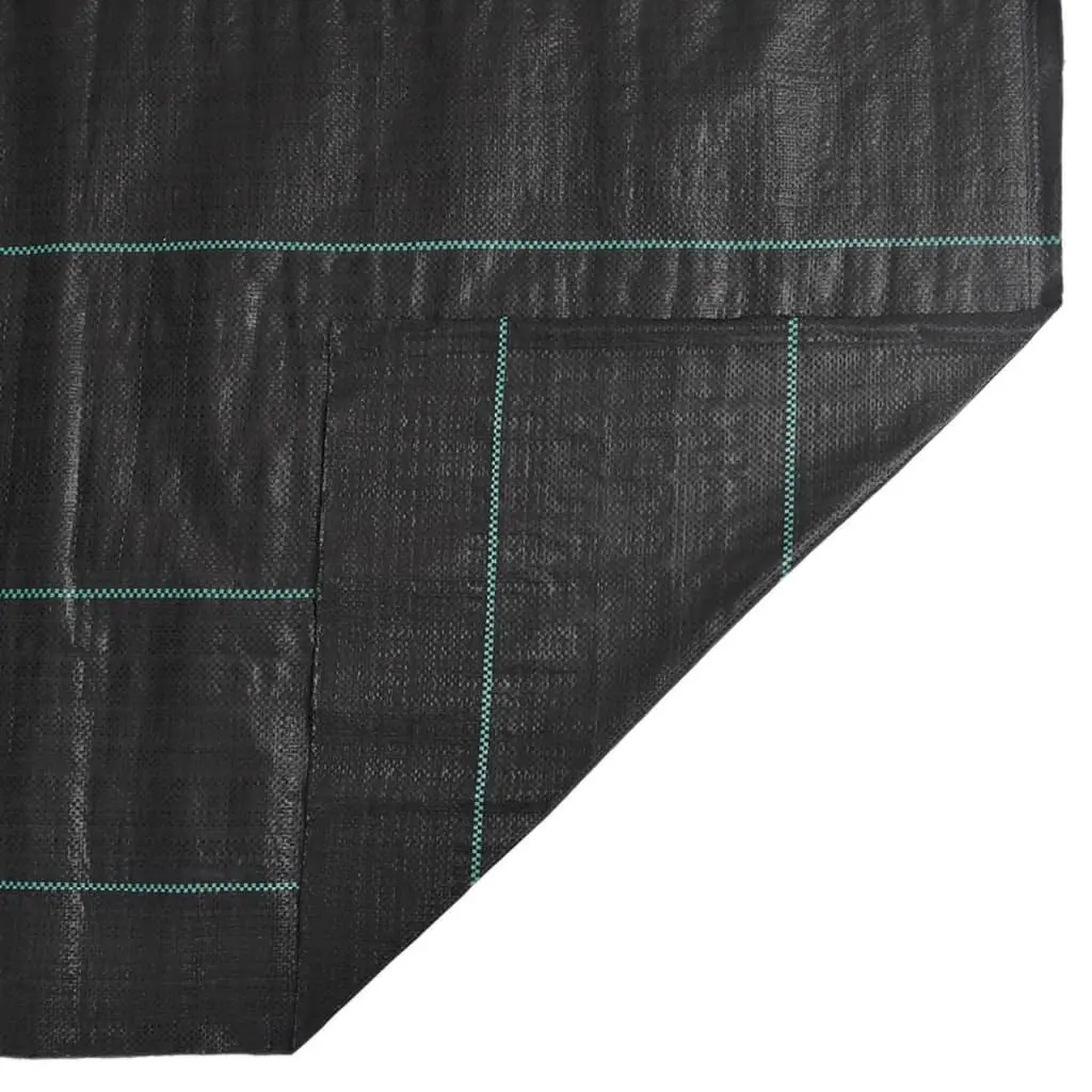 Weed Control Membrane Black 1x150m Landscape Fabric Garden Suppression Mat