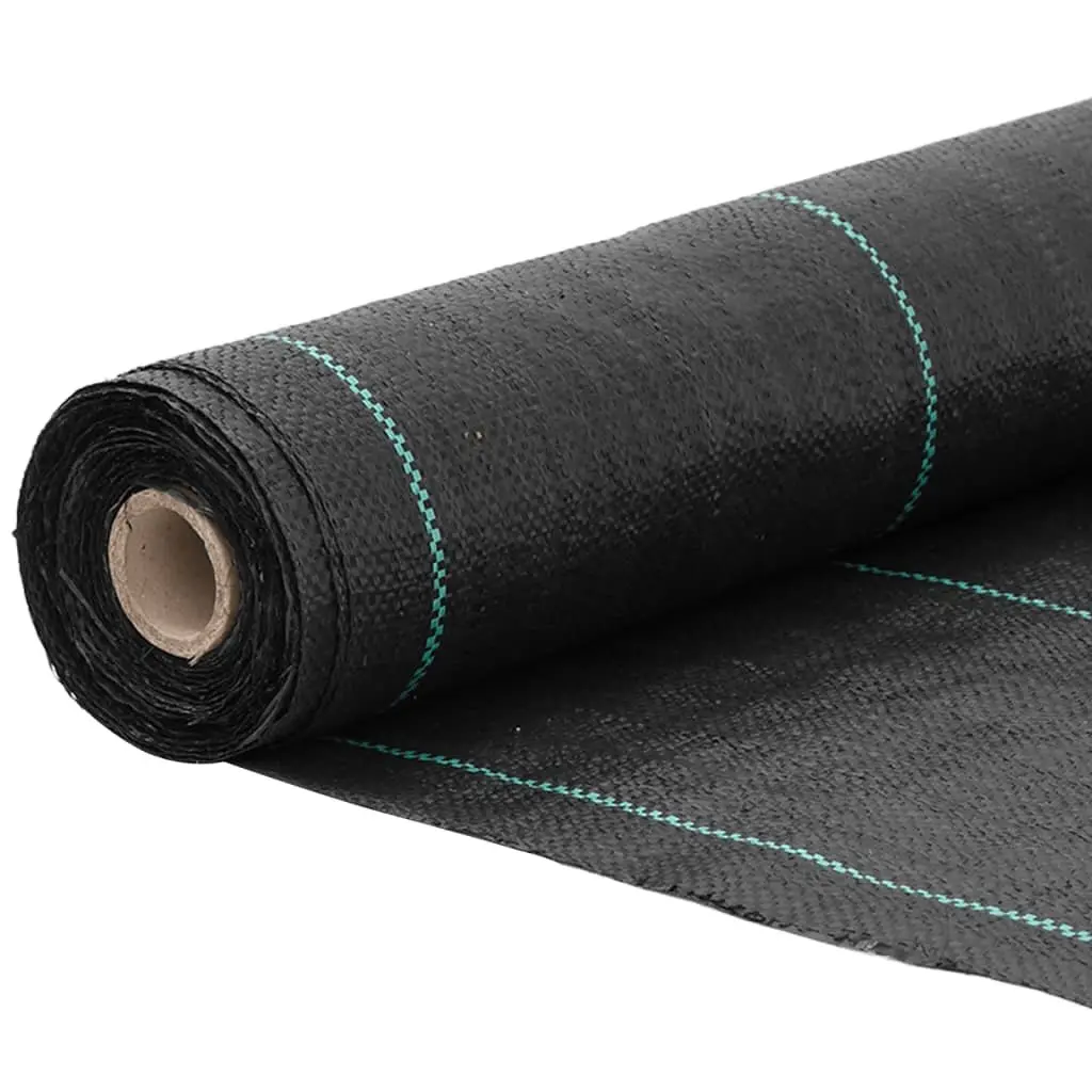 Weed Membrane Black 1.5m x 50m Landscape Fabric Weed Control Mat