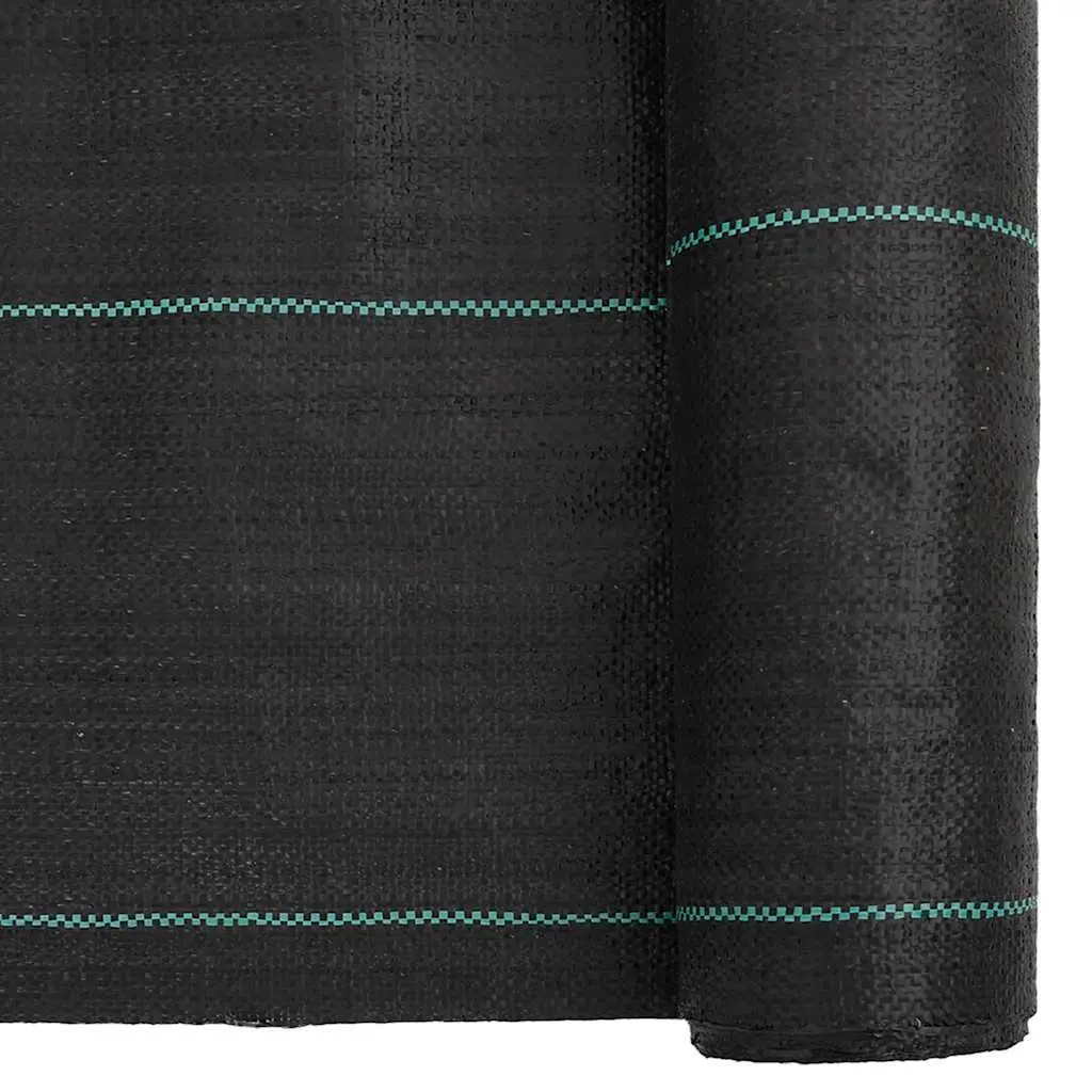 Weed Membrane Black 1.5x100m Landscape Fabric Garden Suppression Control Mat
