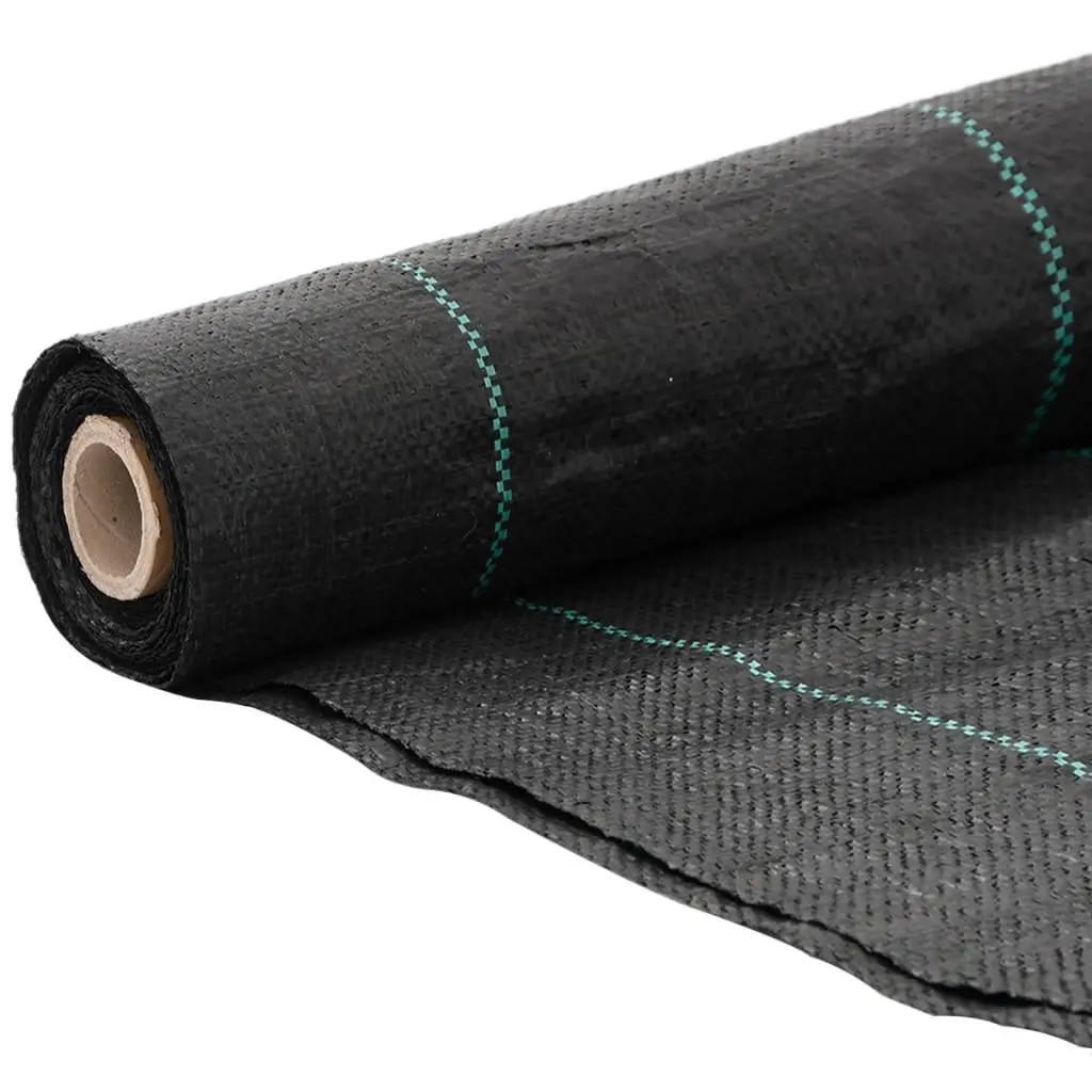 Weed Control Membrane 4x25m Black Landscape Fabric Garden Suppression Mat