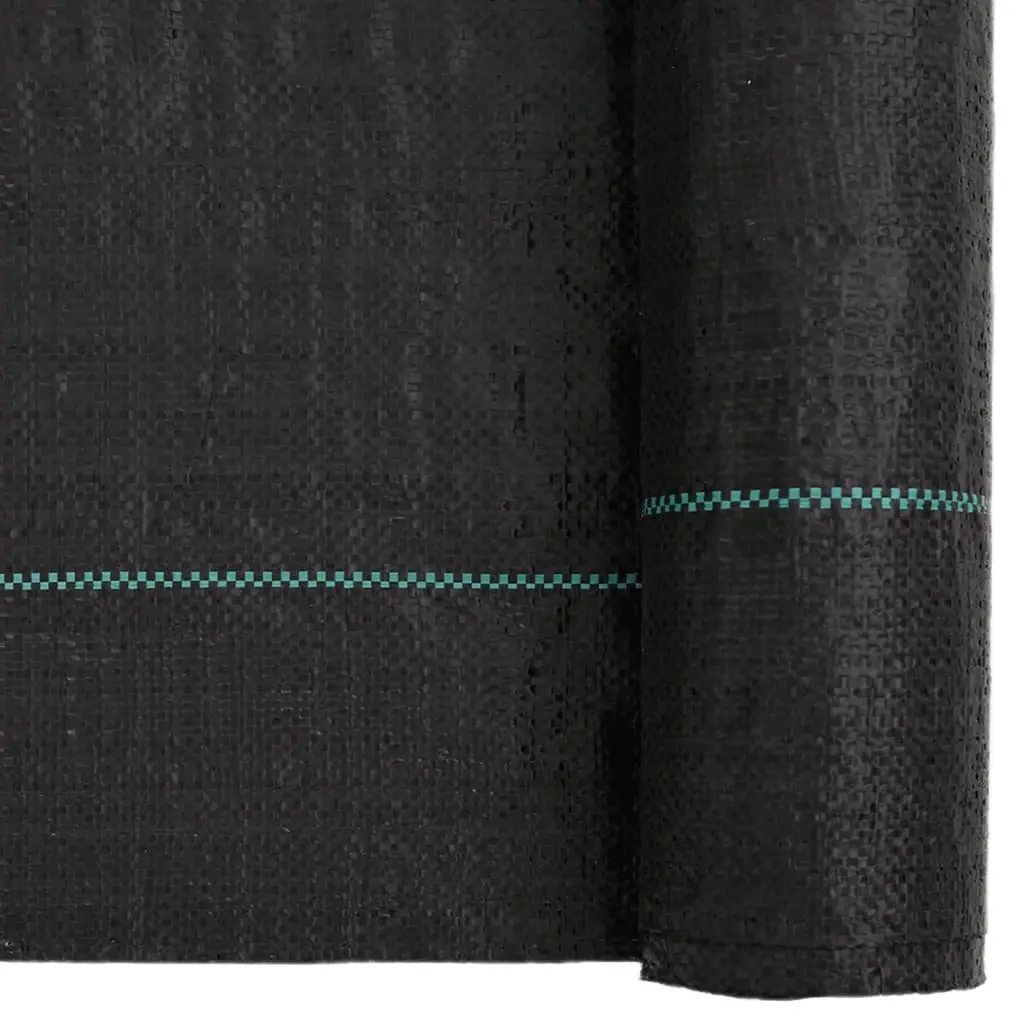 Weed Control Membrane 4x25m Black Landscape Fabric Garden Suppression Mat