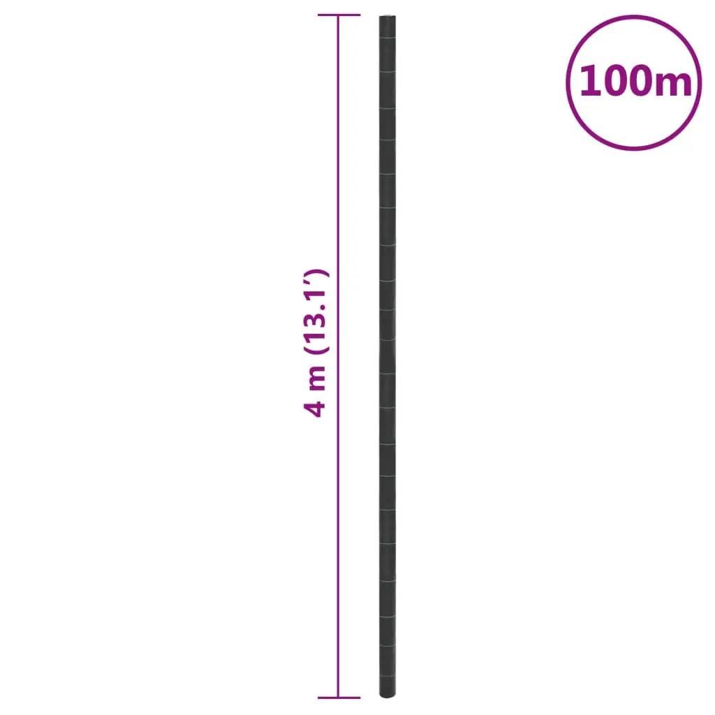 Weed Membrane Black 4x100m PP Landscape Fabric Garden Weed Control Mat