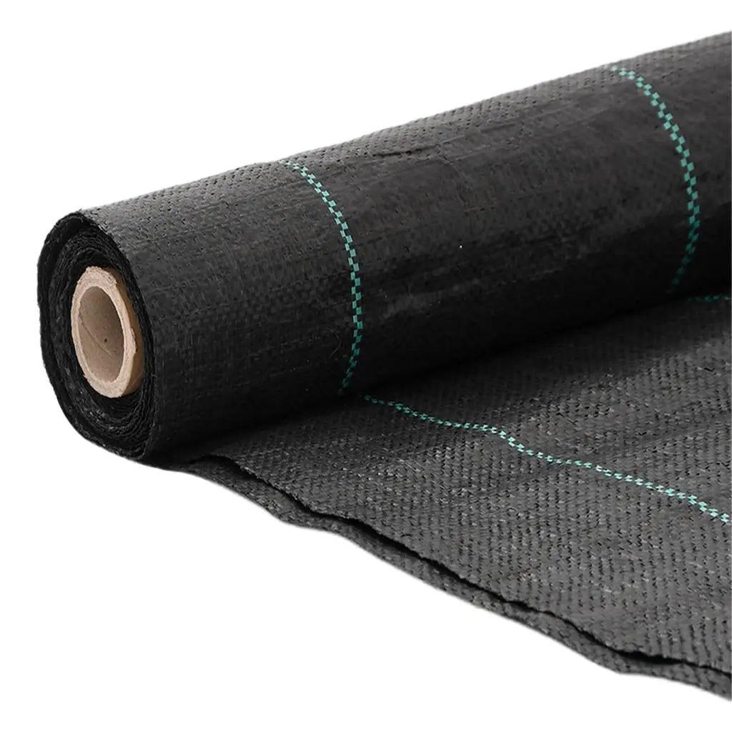 Weed Membrane Black 2x25m PP Landscape Fabric Garden Weed Control Mat