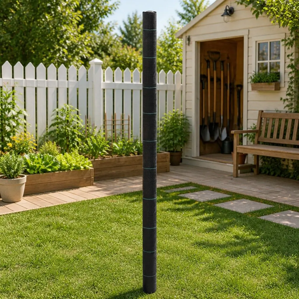 Weed Membrane Black 2x150m Landscape Fabric Garden Weed Control Mat