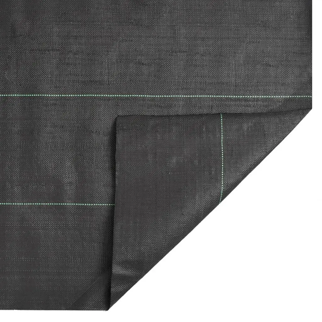 Weed Control Membrane Black 1x100m Landscape Fabric Garden Gardening Suppressant