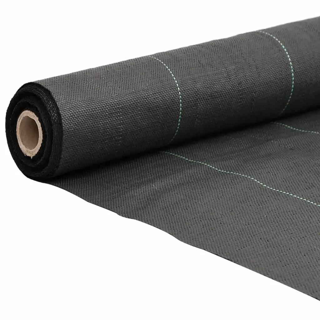 Weed Control Membrane Fabric 1x200m Black Landscape Garden Lawn Suppression Mat